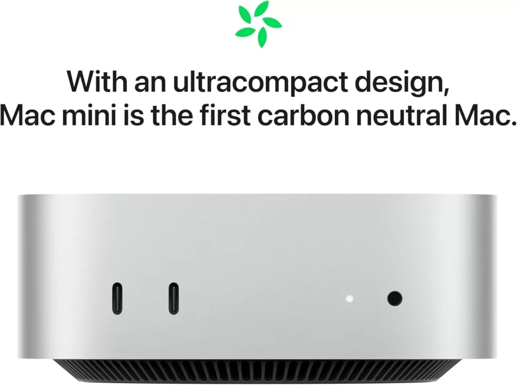 Mac mini M4 cero carbono